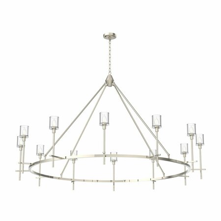 KUZCO LIGHTING Salita Nickel Chandeliers CH314312PNCC